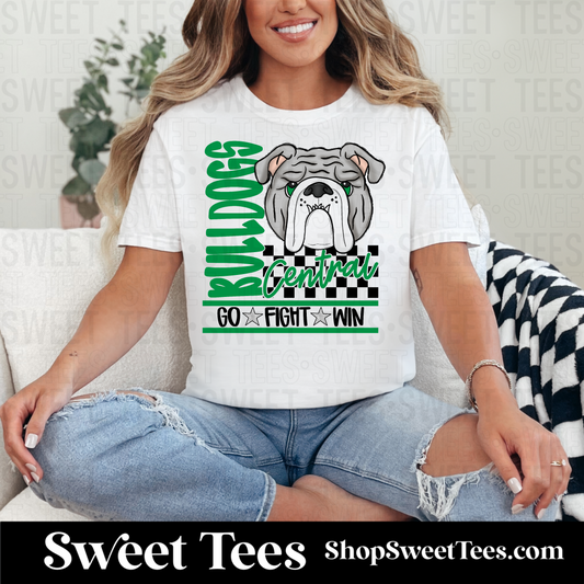 Central Checker Spirit Mascot 108 tee