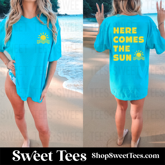 Bright Here Comes the Sun tee