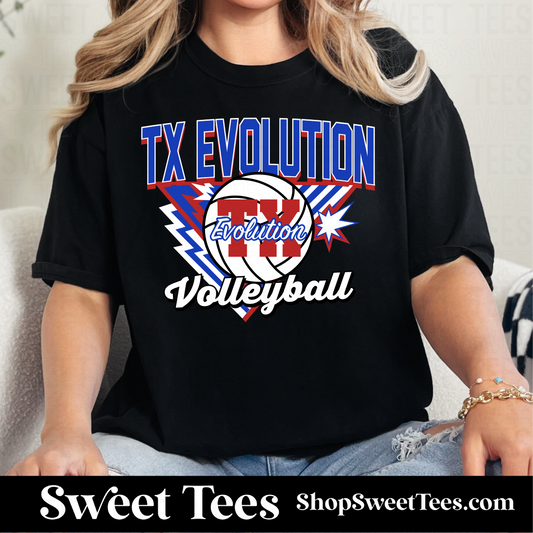 TX Evolution Volleyball Retro 117 tee