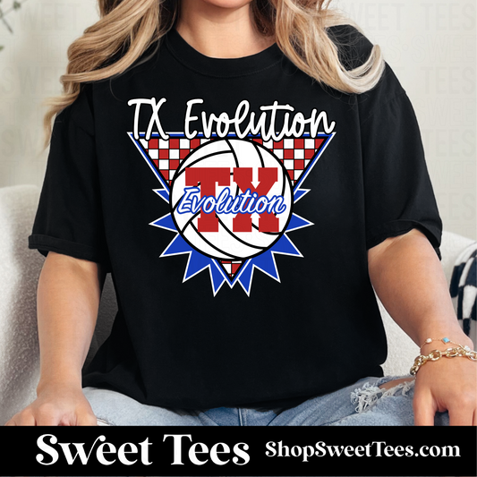 TX Evolution Volleyball Retro 118 tee
