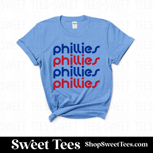 Phillies 70s Stack tee