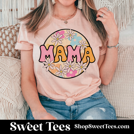 Mama Groovy Circle tee