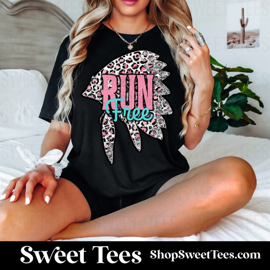 Run Free tee