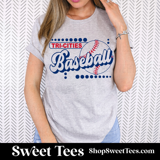 Tri-Cities Dotted tee