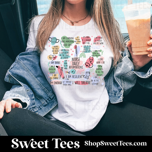 Nurse Affirmations tee