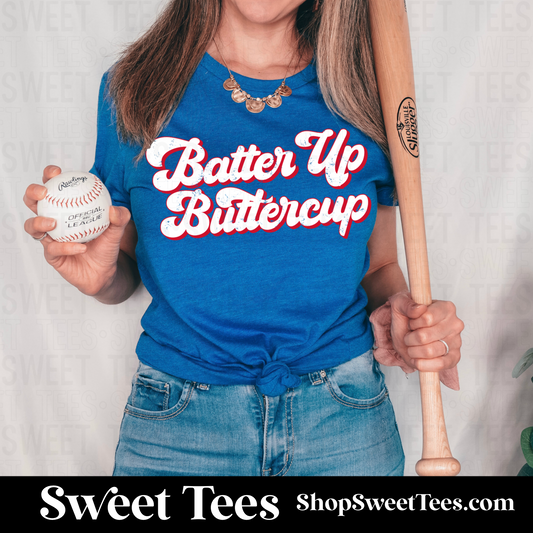 Batter Up Buttercup tee