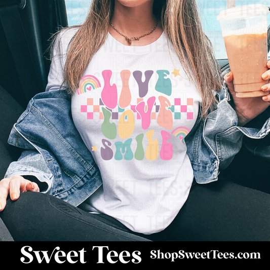 Live Love Smile tee