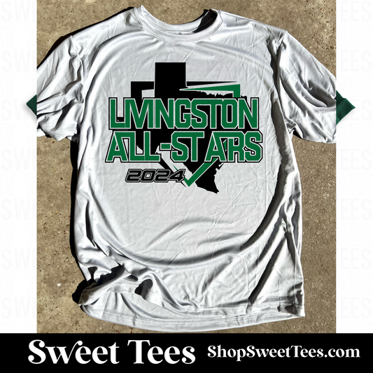 Livingston All-Stars Texas Drifit tee