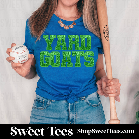 Yard Goats Faux Sequin tee