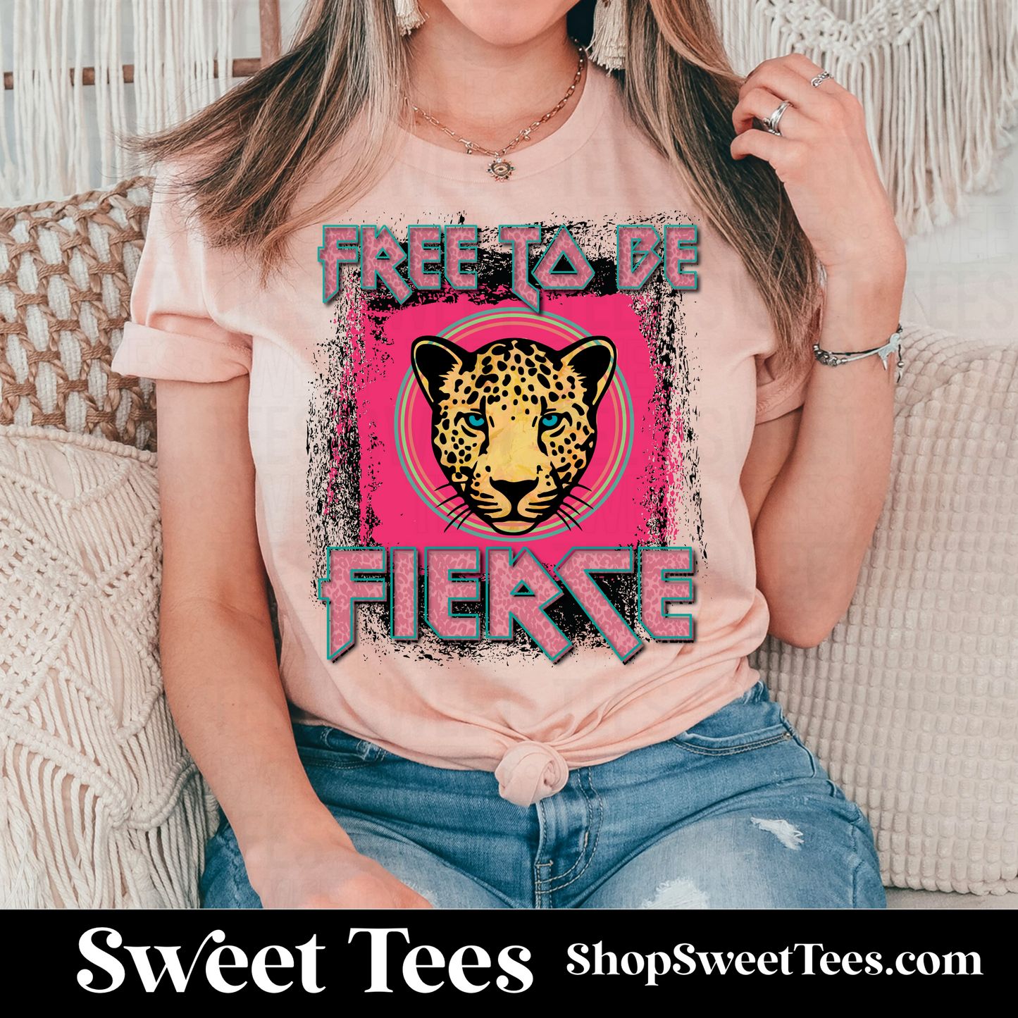 Free to be Fierce tee