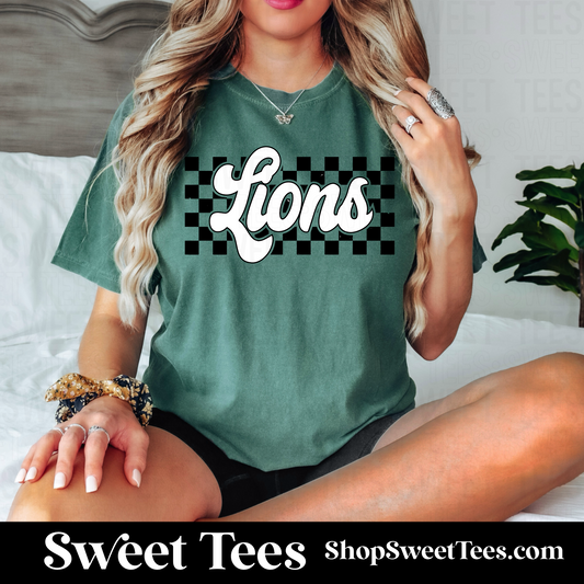 Lions Checker tee
