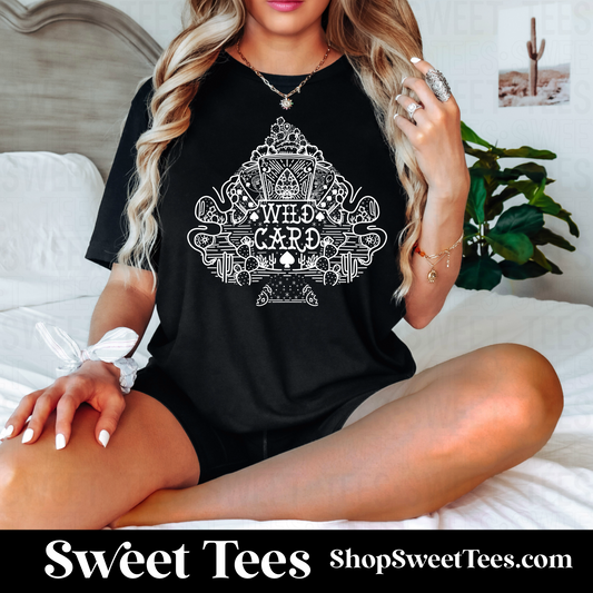 Wild Card Spade tee