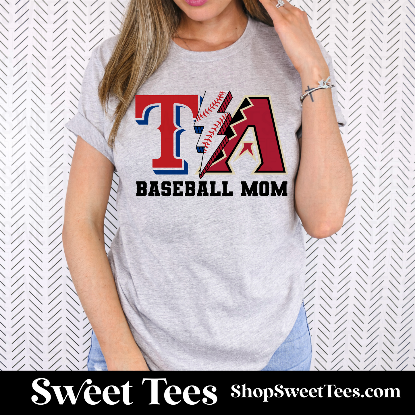 Double Team Mom tee