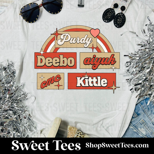 49ers Rainbow tee