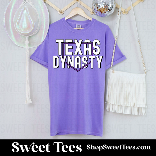 Texas Dynasty Over Under Plate tee - Violet