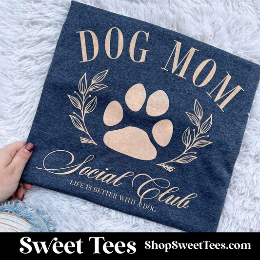 Dog Mom Social Club tee