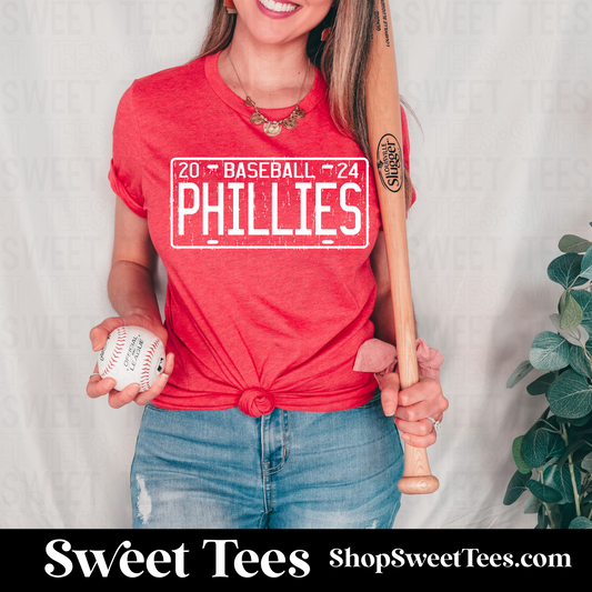 Phillies License Plate tee