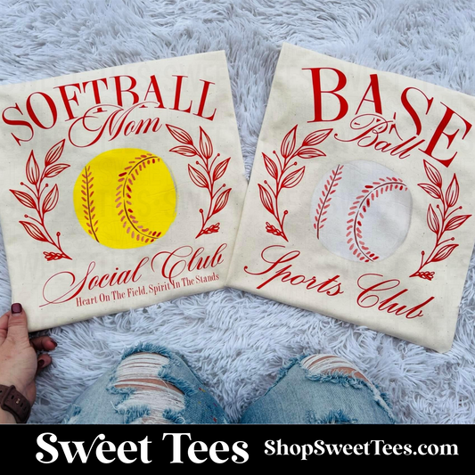 Softball Mom Social Club tee