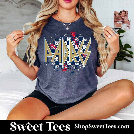 Padres Checker Spatter tee