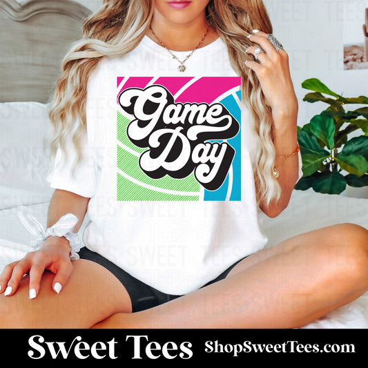 MOCO Game Day Volleyball Square tee