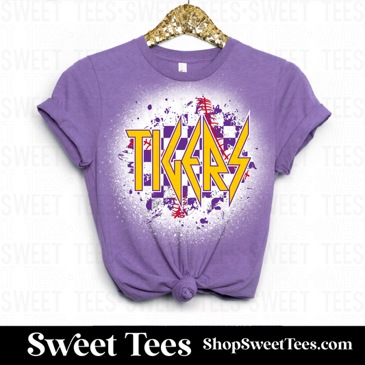 LSU Tigers Checker Spatter tee