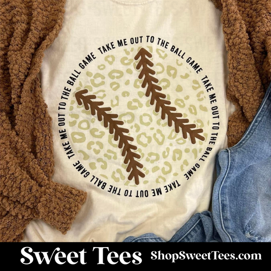Leopard Baseball tee