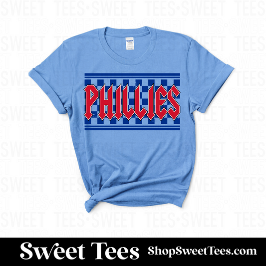Phillies Rock Checker tee
