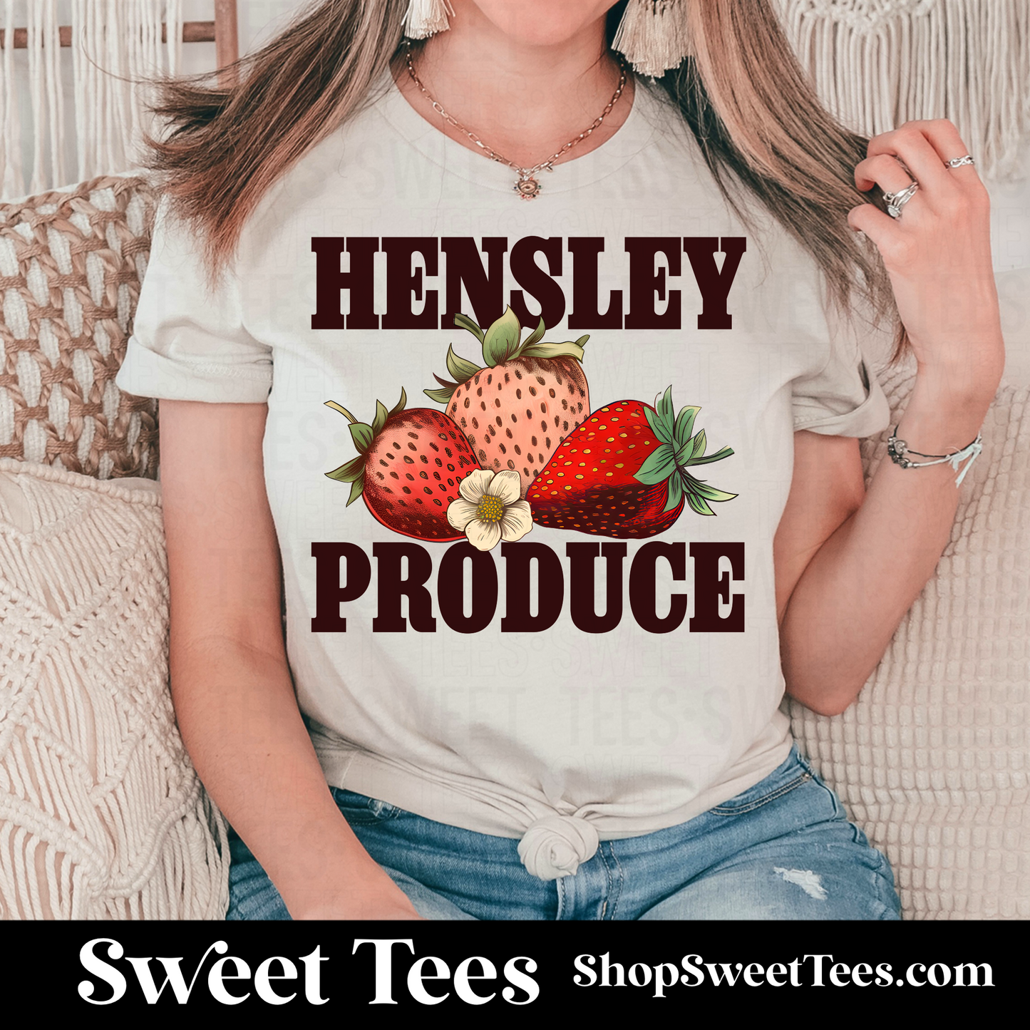 Hensley Produce Vintage Strawberry tee