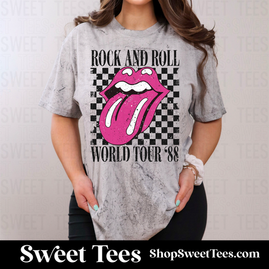 Rock and Roll World Tour 88 tee