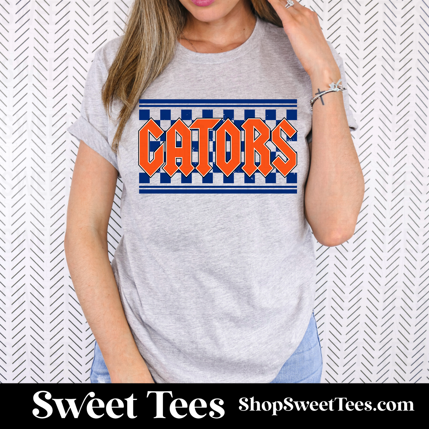 Gators Rock Checker tee