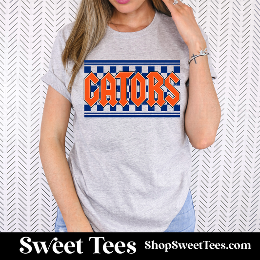 Gators Rock Checker tee