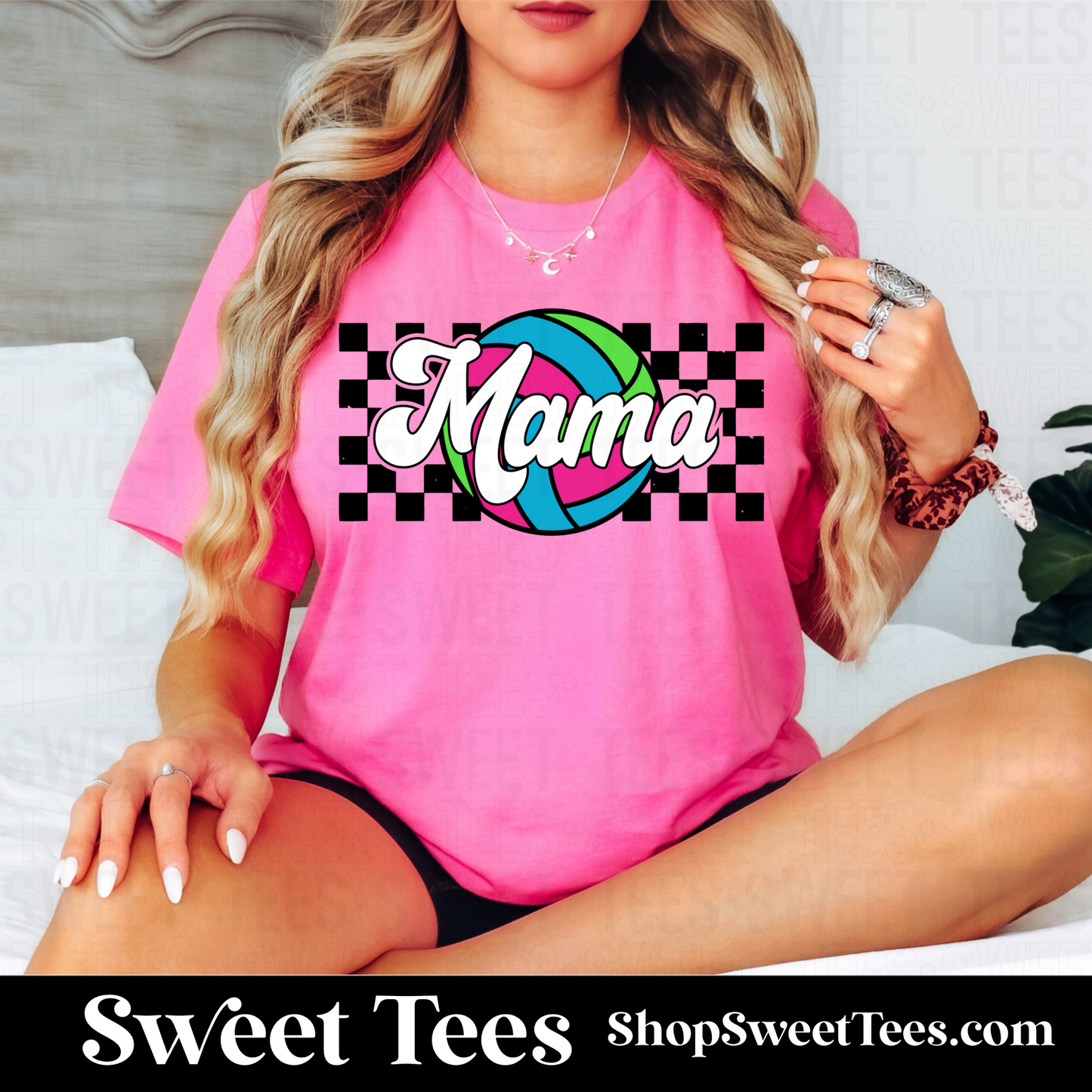 MOCO Volleyball Mama Checker tee