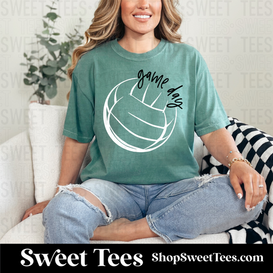Volleyball Game Day tee