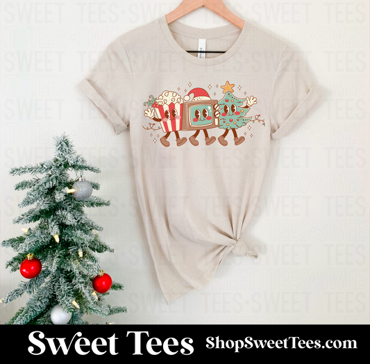 Vintage Christmas Characters tee