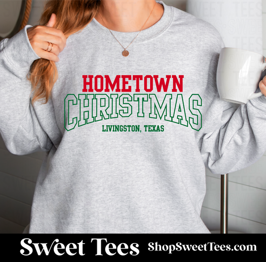 Livingston Hometown Christmas Sweatshirt