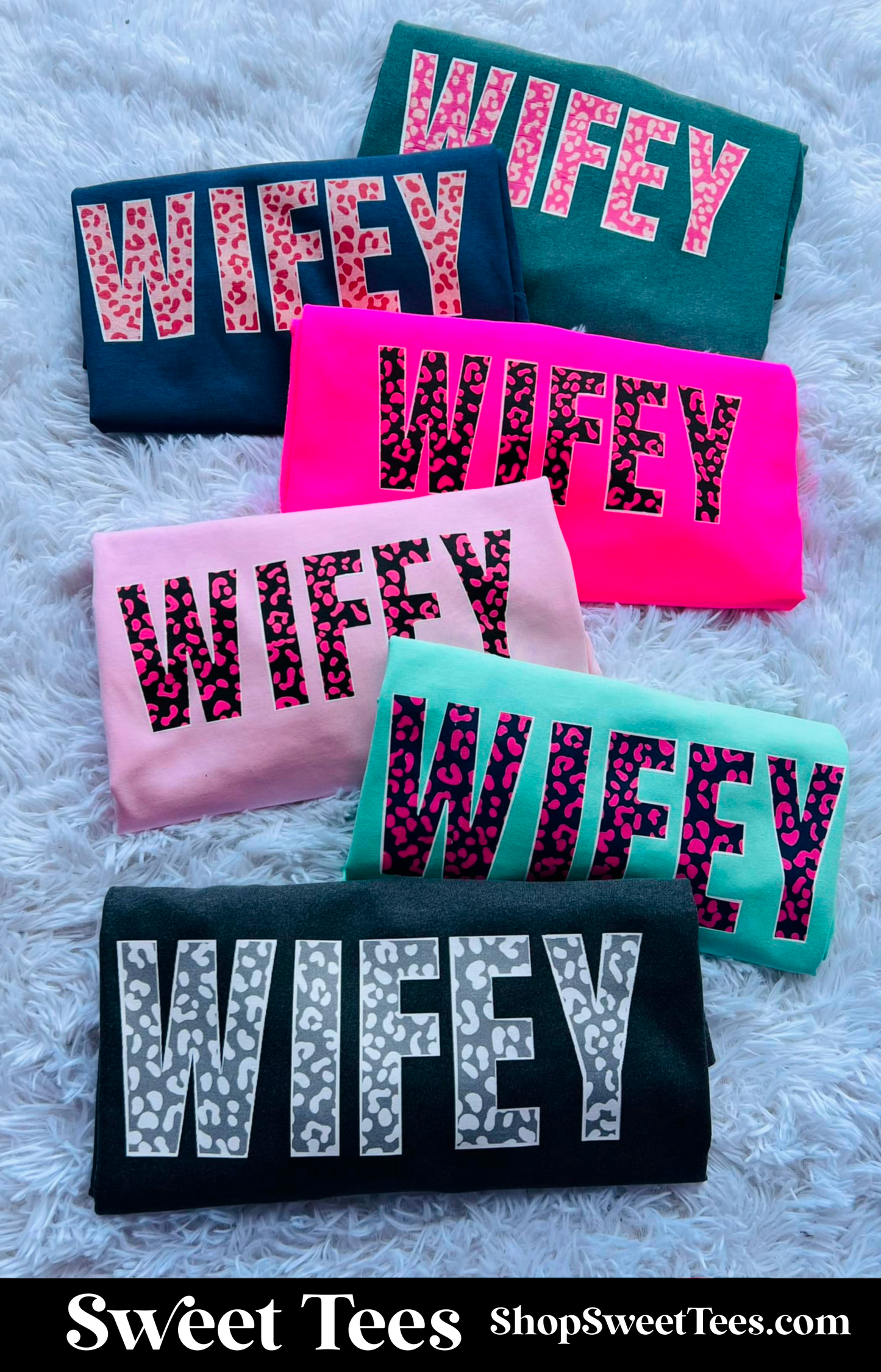 Wifey Leopard tee