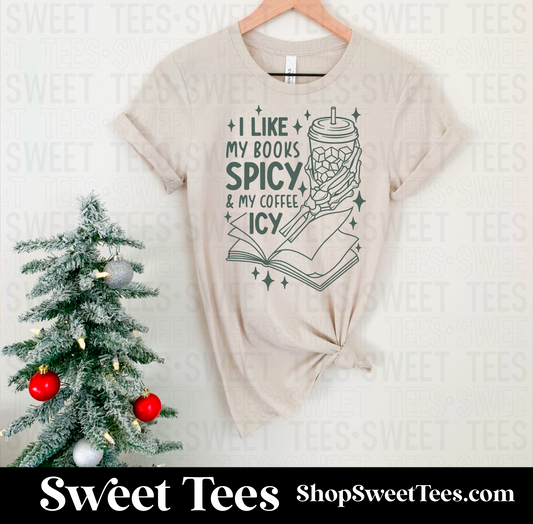Books Spicy Coffee Icy tee