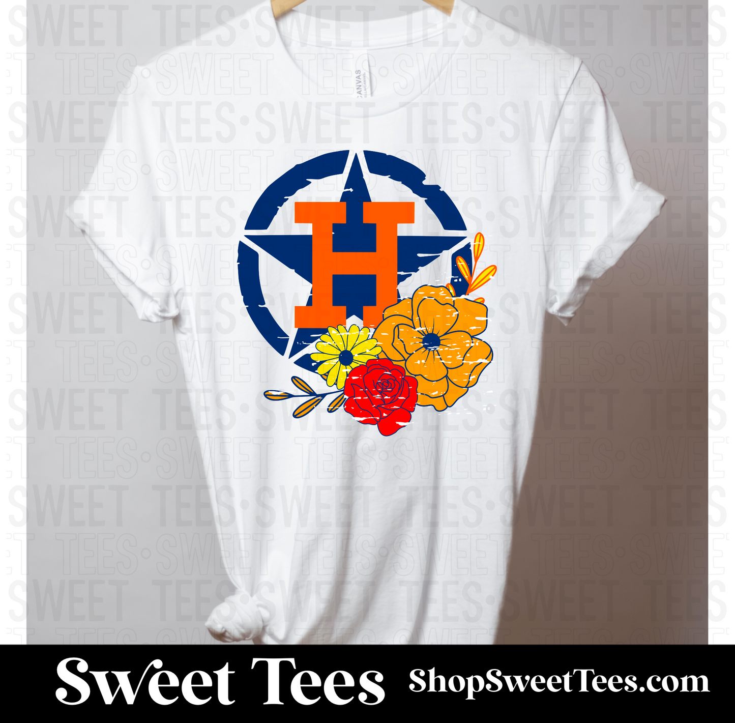 Astros Flower tee
