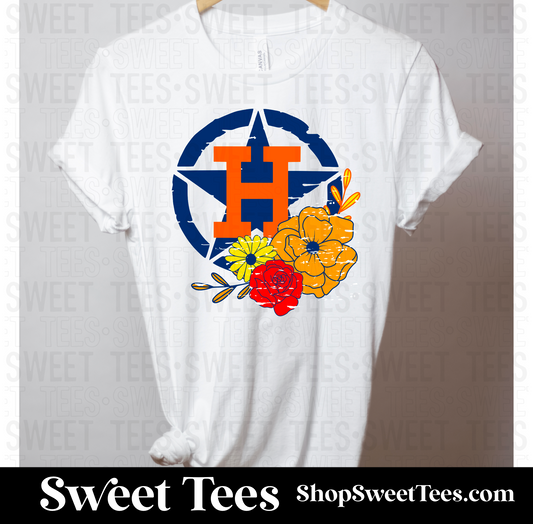 Astros Flower tee