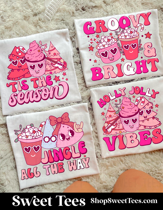 Pink Retro Christmas Bundle