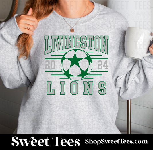 Livingston Lions Star Soccer Sweatshirt