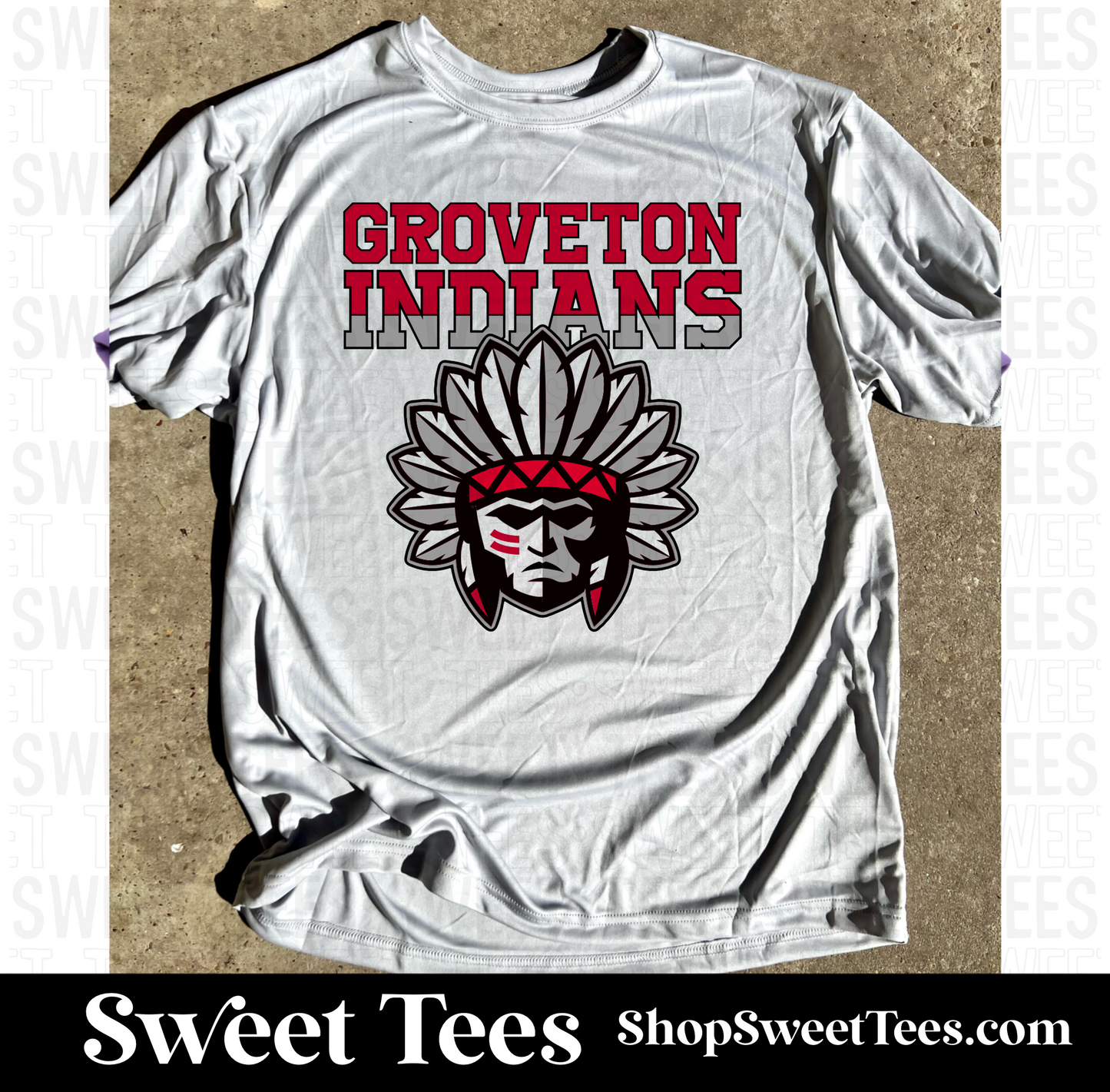 Groveton Indians Drifit tee