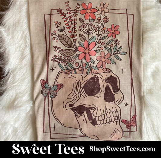 Skull Mind Flower tee
