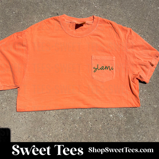 Slam Comfort Colors Pocket tee - Orange