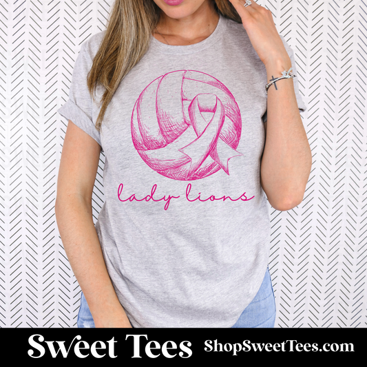Lady Lions Volleyball Awareness tee