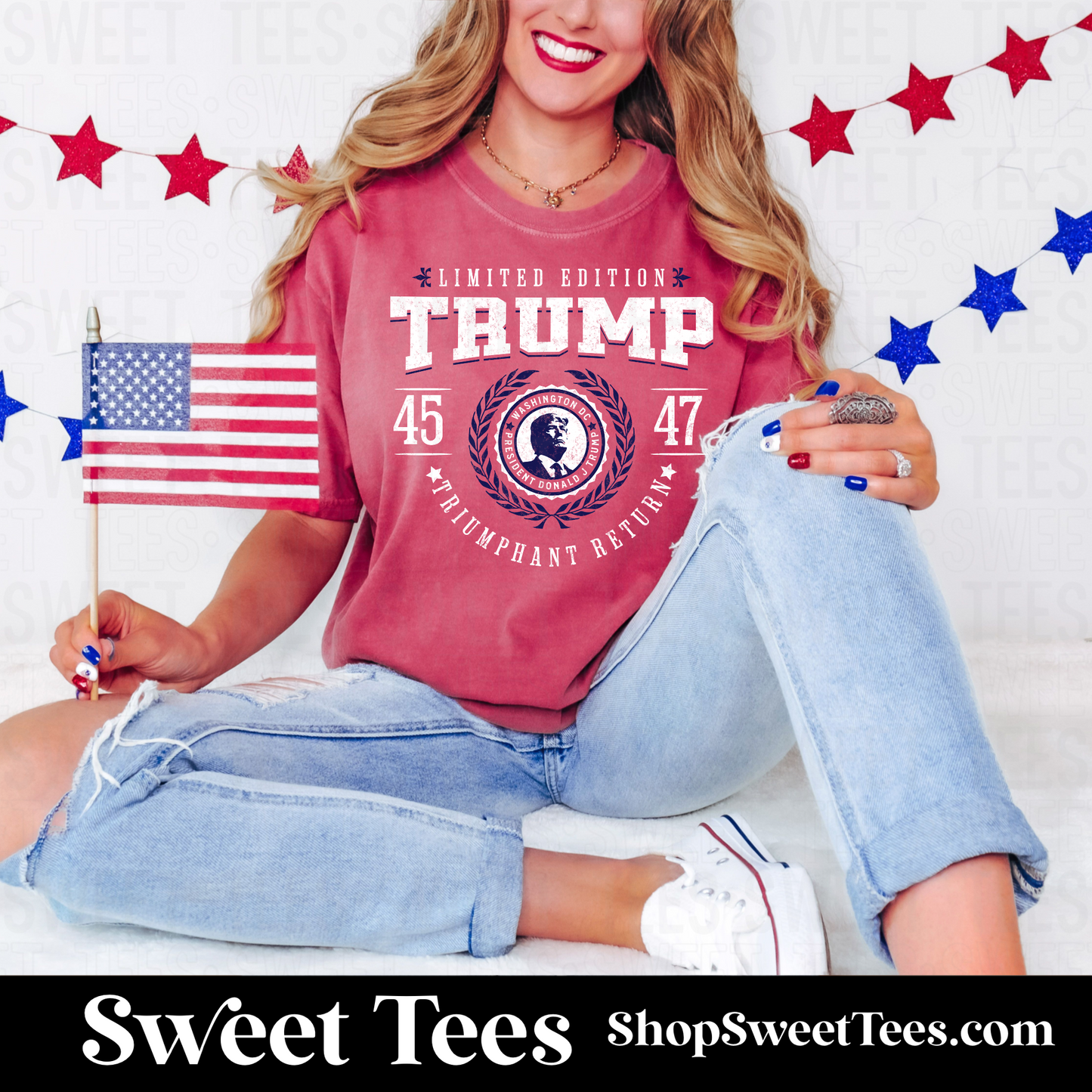 Triumphant Trump tee - Red