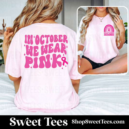 In October We Wear Pink tee