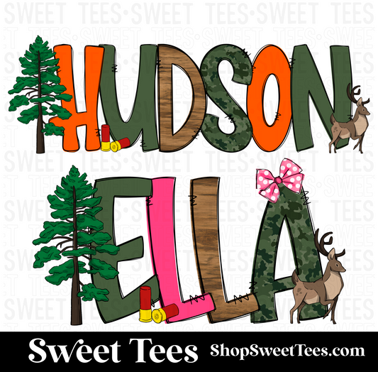 Custom Deer Season Name tee
