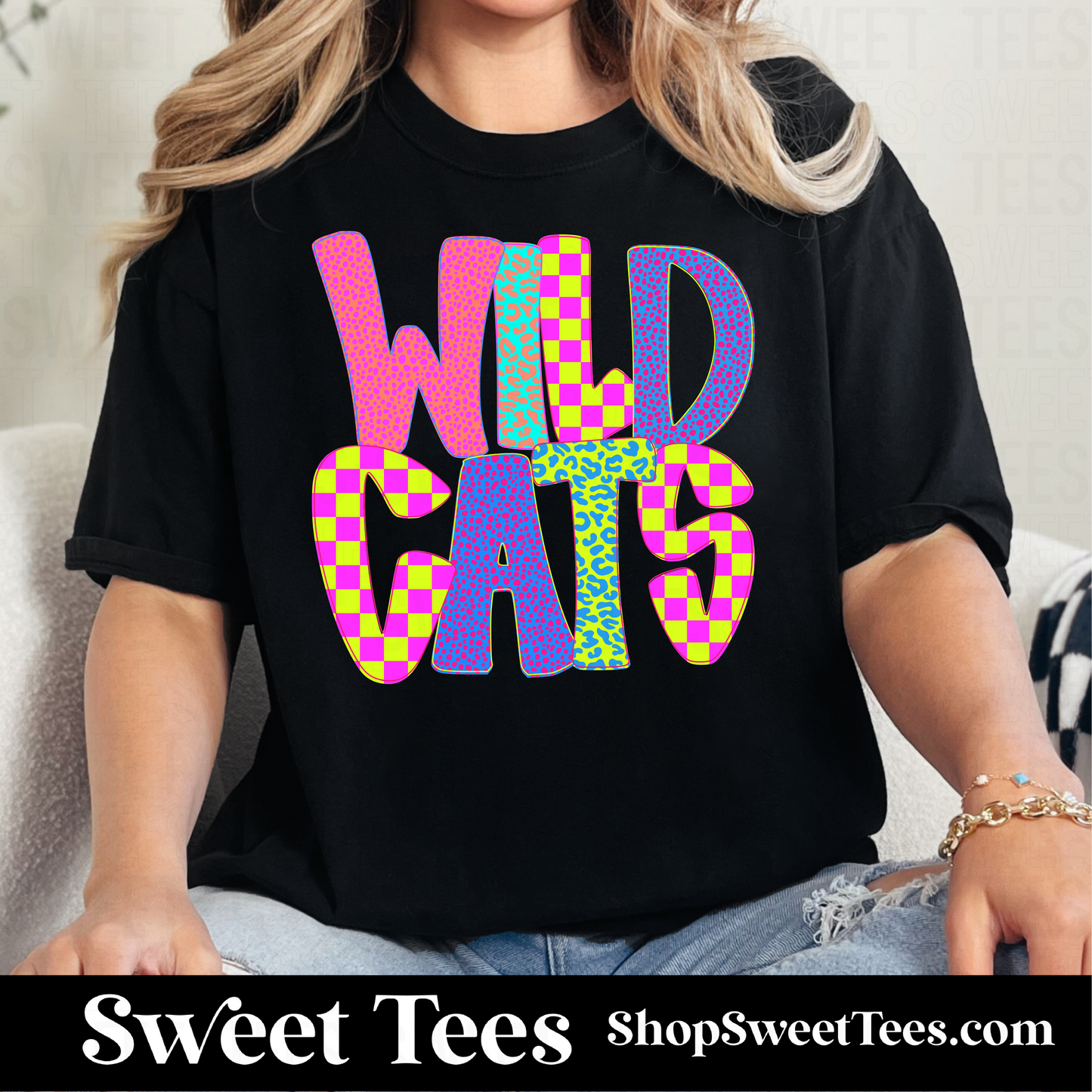 Preppy Wildcats tee