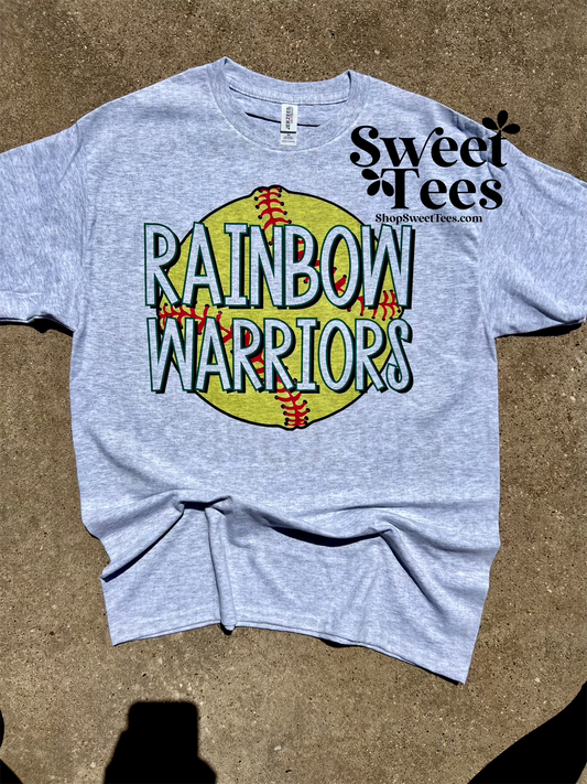 Rainbow Warriors Softball tee